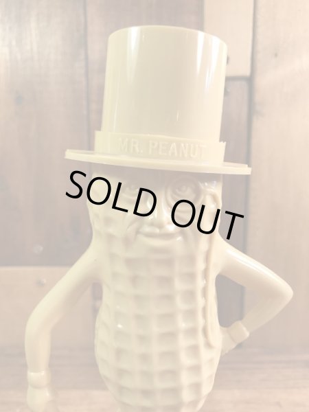 企業キャラクターのミスターピーナッツの60〜70年代ビンテージ貯金箱フィギュア