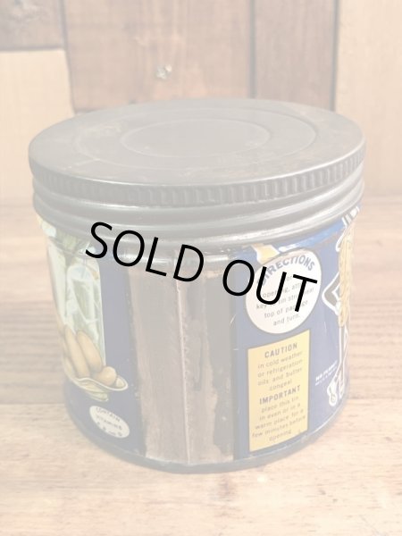 アドバタイジングキャラクターのミスターピーナッツの50’sヴィンテージTin缶