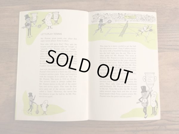 企業キャラクターのミスターピーナッツの60年代ビンテージハンドブック