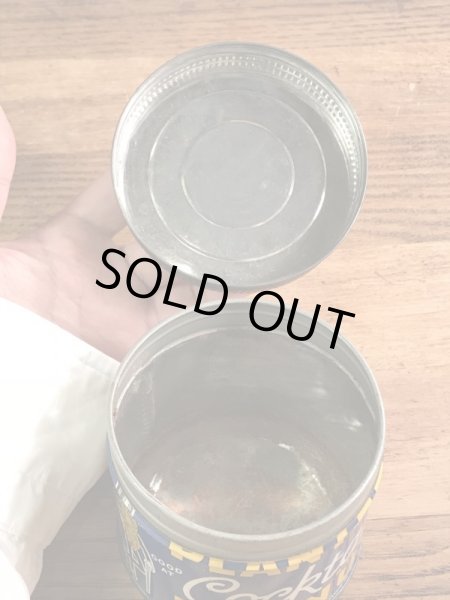 アドバタイジングキャラクターのミスターピーナッツの50’sヴィンテージTin缶