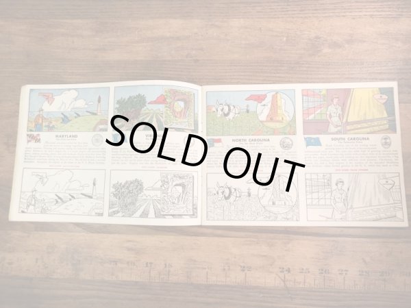 企業キャラクターのミスターピーナッツの50年代ビンテージペイントブック