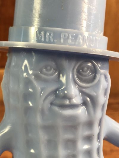 画像1: Planters Mr Peanut Plastic Coin Bank Figure　ミスターピーナッツ　ビンテージ　コインバンク　アドバタイジングキャラクター　50~60年代