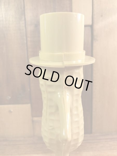 企業キャラクターのミスターピーナッツの60〜70年代ビンテージ貯金箱フィギュア