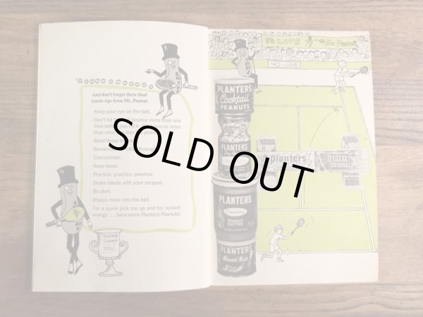 アドバタイジングキャラクターのミスターピーナッツの60’sヴィンテージハンドブック