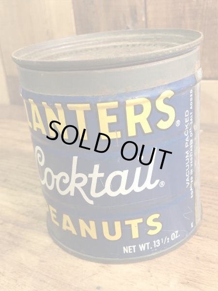 アドバタイジングキャラクターのミスターピーナッツの70’sヴィンテージTin缶