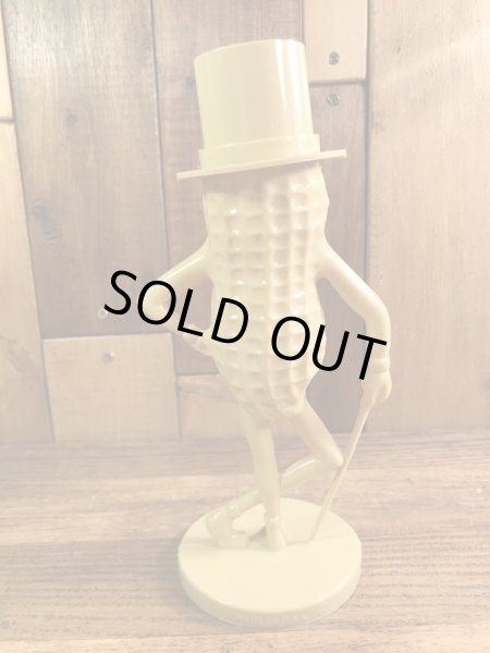 企業キャラクターのミスターピーナッツの60〜70年代ビンテージ貯金箱フィギュア