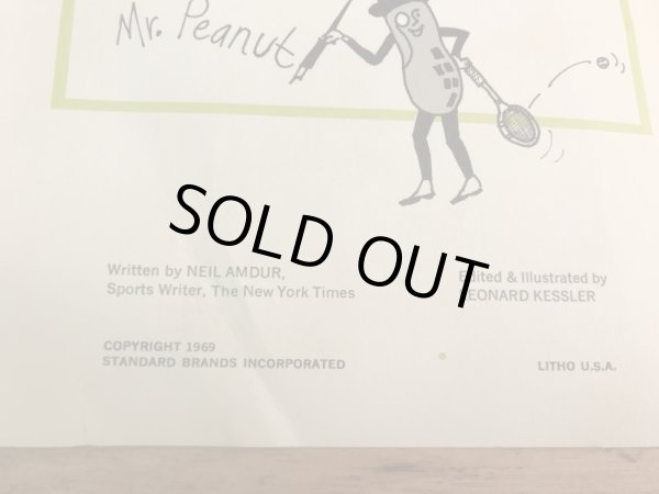 アドバタイジングキャラクターのミスターピーナッツの60’sヴィンテージハンドブック