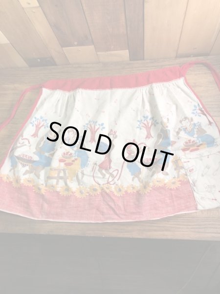 ボーデンの企業キャラクター“エルシーとエルマー”の50年代ビンテージエプロン