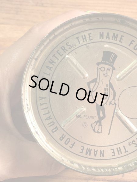 アドバタイジングキャラクターのミスターピーナッツの70’sヴィンテージTin缶