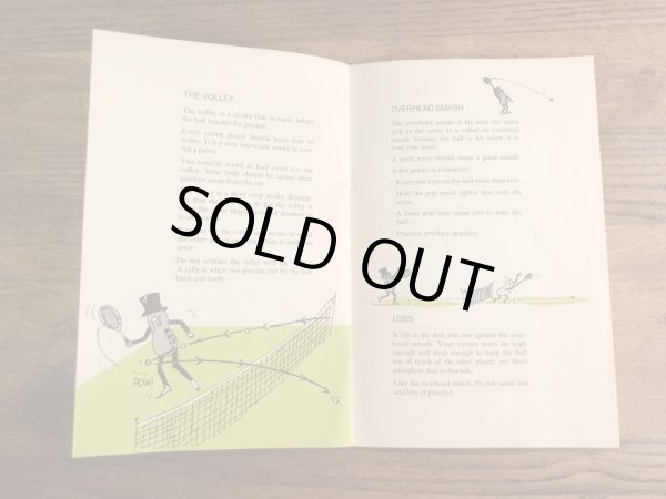 アドバタイジングキャラクターのミスターピーナッツの60’sヴィンテージハンドブック