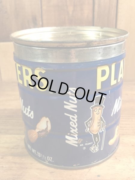 アドバタイジングキャラクターのミスターピーナッツの70’sヴィンテージTin缶