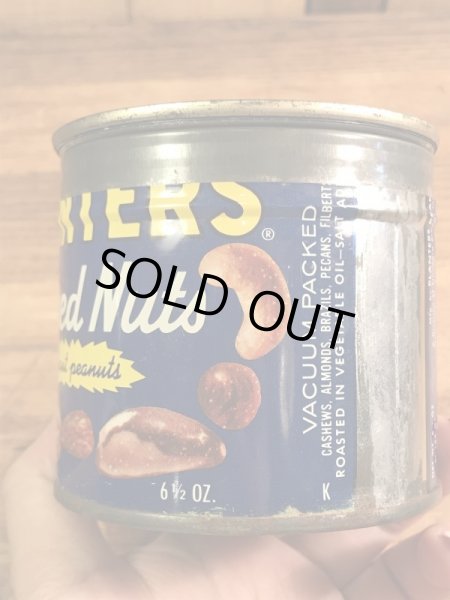 アドバタイジングキャラクターのミスターピーナッツの70’sヴィンテージTin缶