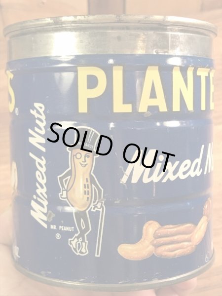 アドバタイジングキャラクターのミスターピーナッツの70’sヴィンテージTin缶