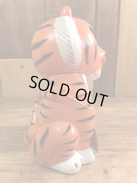 企業キャラクターのサンボタイガーの70年代ビンテージフィギュア