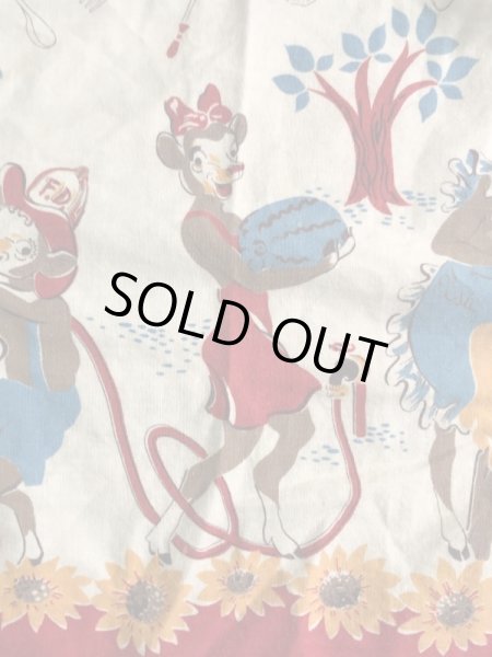 ボーデンのアドバタイジングキャラクター“エルシーとエルマー”の50’sヴィンテージキッチンエプロン