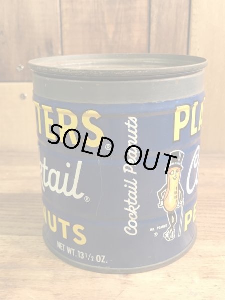 アドバタイジングキャラクターのミスターピーナッツの70’sヴィンテージTin缶