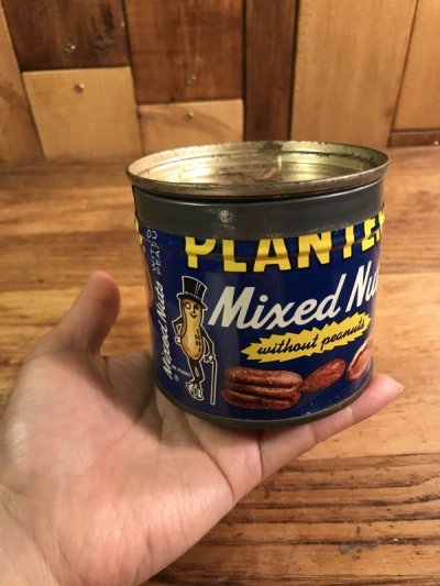 画像3: Planters Mr Peanut “Mixed Nuts” Tin Can　ミスターピーナッツ　ビンテージ　缶　企業キャラクター　70年代