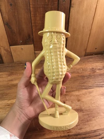 画像3: Planters Mr Peanut Plastic Coin Bank Figure　ミスターピーナッツ　ビンテージ　コインバンク　アドバタイジングキャラクター　50~60年代