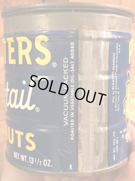 アドバタイジングキャラクターのミスターピーナッツの70’sヴィンテージTin缶