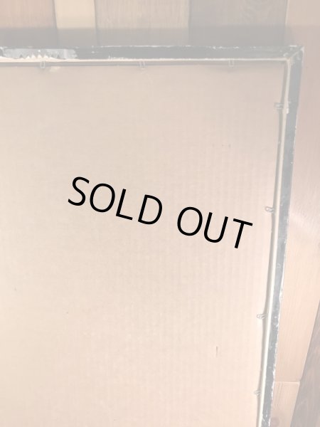 アドバタイジングキャラクターのミスターピーナッツの80’sヴィンテージパブミラー