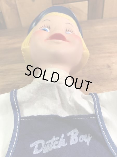 企業キャラクターのダッチボーイの60年代ビンテージパペットドール