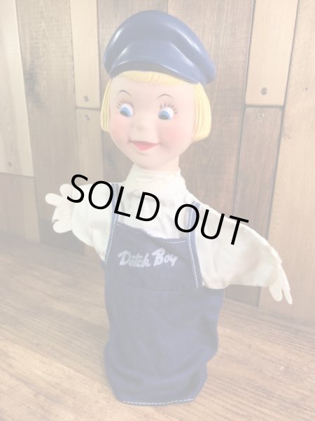 アドバタイジングキャラクターのダッチボーイの60’sヴィンテージハンドパペット