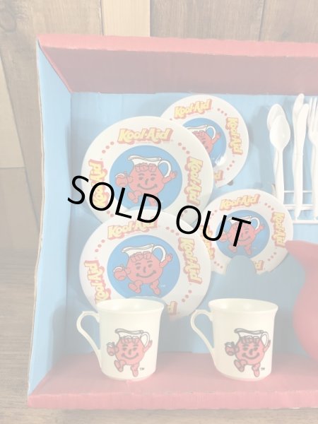 企業キャラクターのクールエイドの80年代ビンテージパーティーおままごとセット