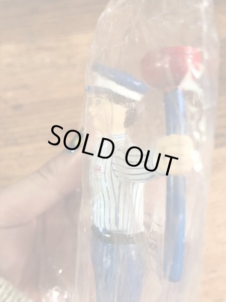 企業キャラクターのミスタールーターの90年代〜ビンテージベンダブルフィギュア