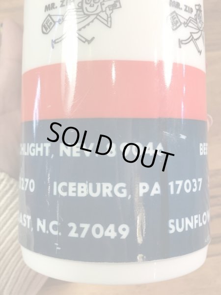 Mr. Zip　ヴィンテージ　水筒　企業キャラクター　アドバタイジング　60~70’s