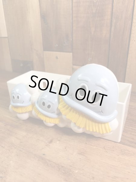 アドバタイジングキャラクターのスクラビングバブルの80〜90’sヴィンテージソープディッシュ