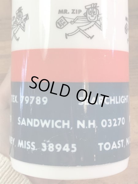 Mr. Zip　ヴィンテージ　水筒　企業キャラクター　アドバタイジング　60~70’s