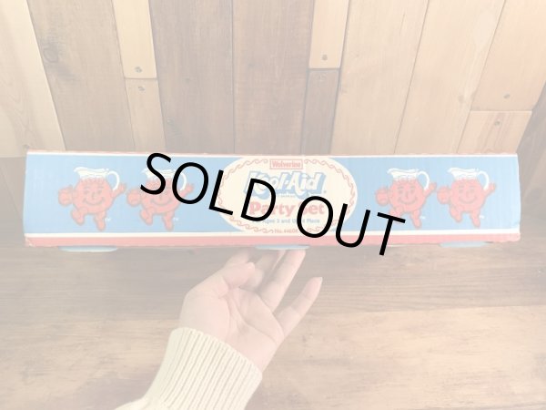 企業キャラクターのクールエイドの80年代ビンテージパーティーおままごとセット