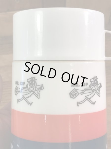 ミスタージップ　ビンテージ　サーモボトル　アドバタイジングキャラクター　企業物　60~70年代