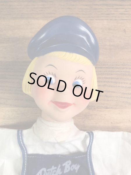 企業キャラクターのダッチボーイの60年代ビンテージパペットドール