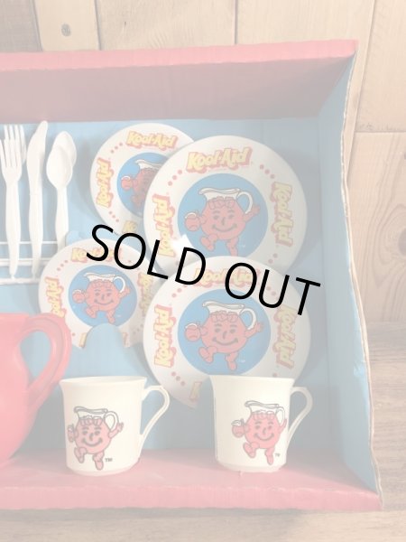 企業キャラクターのクールエイドの80年代ビンテージパーティーおままごとセット