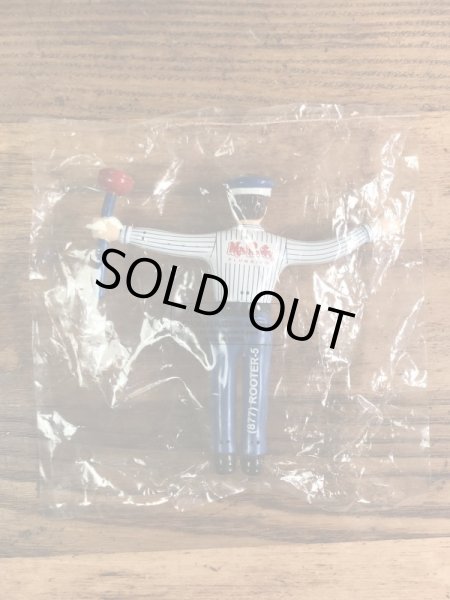 アドバタイジングキャラクターのMr. Rooterの90’s〜ヴィンテージラバーフィギュア