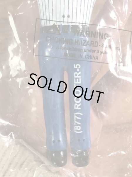 アドバタイジングキャラクターのMr. Rooterの90’s〜ヴィンテージラバーフィギュア