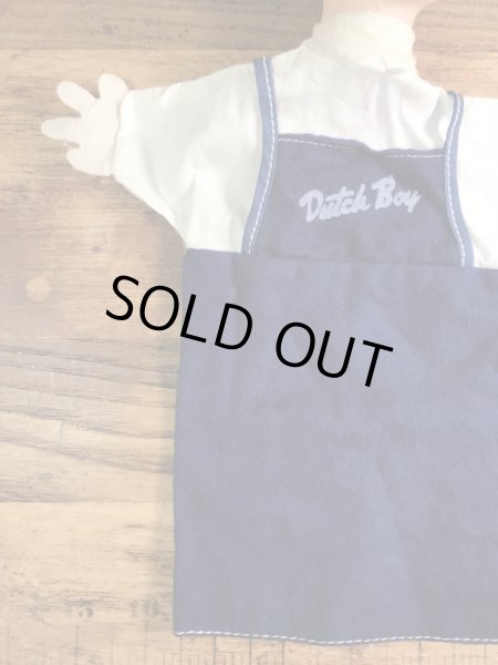 アドバタイジングキャラクターのダッチボーイの60’sヴィンテージハンドパペット