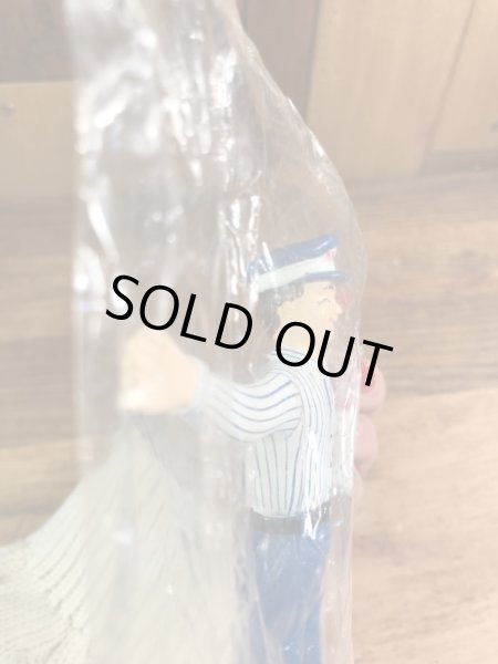 企業キャラクターのミスタールーターの90年代〜ビンテージベンダブルフィギュア