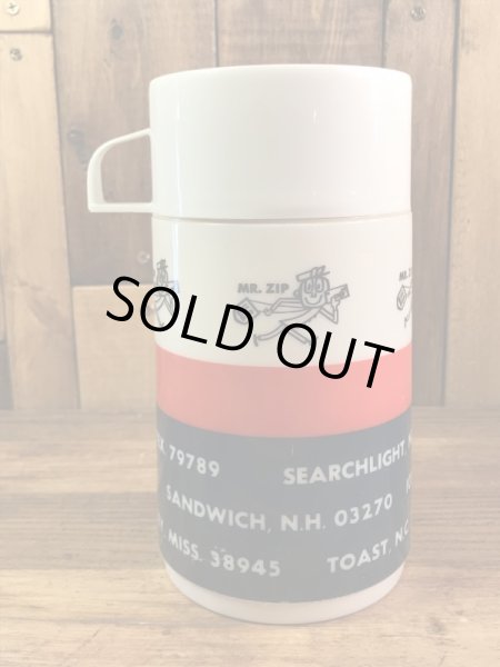 ミスタージップ　ビンテージ　サーモボトル　アドバタイジングキャラクター　企業物　60~70年代