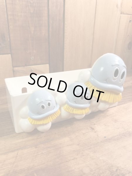 企業キャラクターのスクラビングバブルの80〜90年代キッチンオーガナイザー