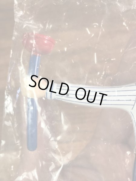 企業キャラクターのミスタールーターの90年代〜ビンテージベンダブルフィギュア