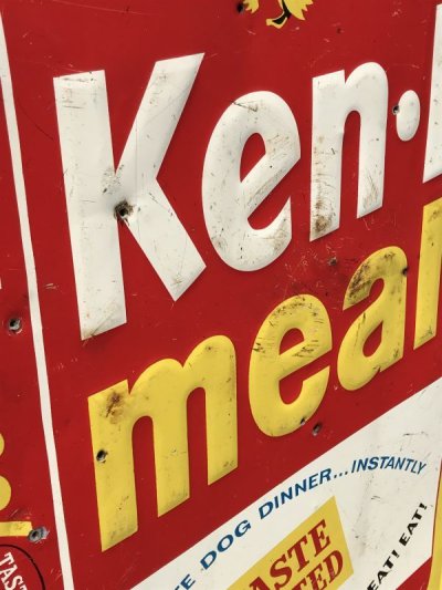 画像3: Ken L Ration “Ken L Meal” Metal Sign　ケネルレーション　ビンテージ　看板　アドバタイジングキャラクター　50年代