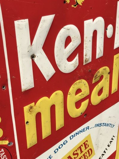 画像3: Ken L Ration “Ken L Meal” Metal Sign　ケネルレーション　ビンテージ　看板　アドバタイジングキャラクター　50年代