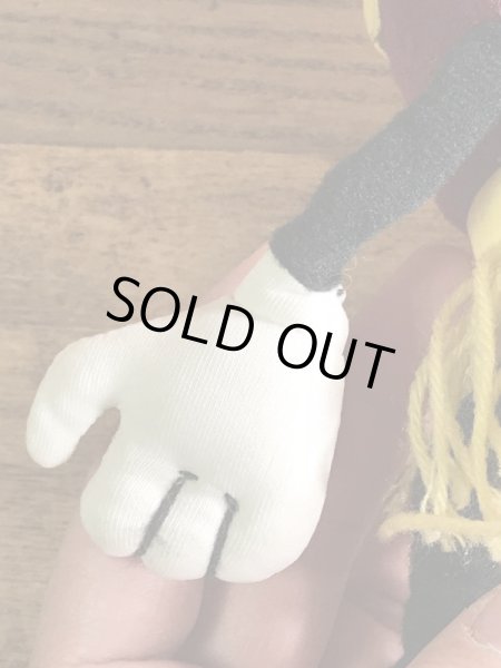 アドバタイジングキャラクターのカリフォルニアレーズンズの80’sヴィンテージベンダブルドール