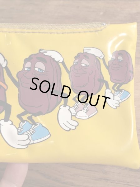 企業キャラクターのカリフォルニアレーズンの80年代ビンテージ筆箱