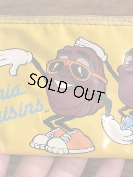 アドバタイジングキャラクターのカリフォルニアレーズンズの80’sヴィンテージペンケース