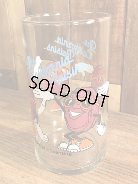 アドバタイジングキャラクターのカリフォルニアレーズンズの80’sヴィンテージビッググラス