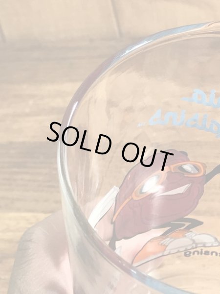 アドバタイジングキャラクターのカリフォルニアレーズンズの80’sヴィンテージビッググラス