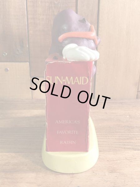 企業キャラクターのカリフォルニアレーズンの80年代ビンテージ貯金箱